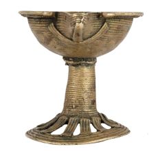 Tribal Brass Oil Lamp Diya
