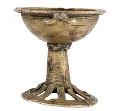 Tribal Brass Oil Lamp Diya