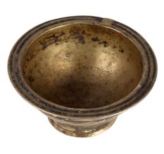Old Brass Footed Bowl