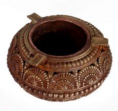 Tribal Brass Ashtray DhokraÂ  Art