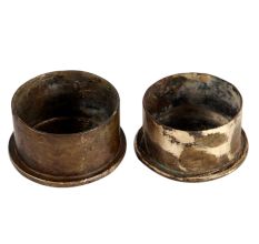 Round Brass Trinket Box
