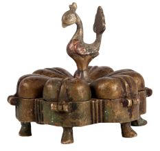 PeacockÂ Indian Six Compartment Tikka Box