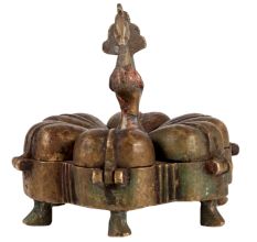 PeacockÂ Indian Six Compartment Tikka Box