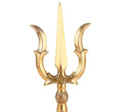 Golden Brass Lord Shiva Trishul