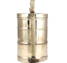 Three-Tier Brass Tiffin Carrier