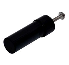 Black Cylinder Glass Cabinet knobs