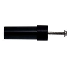 Black Cylinder Glass Cabinet knobs