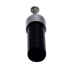 Black Silver Cylinder Glass Cabinet knobs