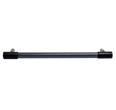 Black Large Cylinder Glass Door Handles
