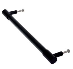 Black Large Cylinder Glass Door Handles