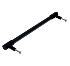 Black Large Cylinder Glass Door Handles