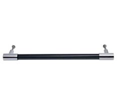 Black Silver Large Cylinder Glass Door Handles