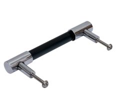 Black Silver Small Cylinder Glass Door Handles