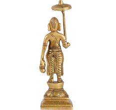 Brass Statue of Lord Vishnu's Avatar Vamana