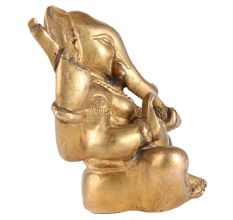 Brass Ganesha Statue Blessing Pose