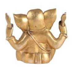 Brass Ganesha Statue Blessing Pose