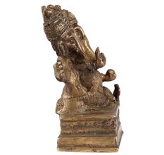 Brass Panchmukhi Ganesh Idol