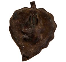 Brass Ganesha On Leaf Wall Hanging