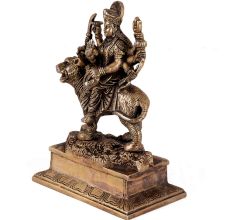 Brass Durga Mata Sherawali Statue