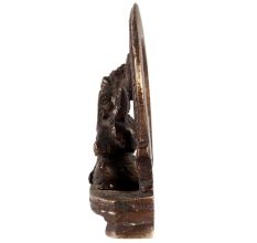 Brass Ganesha Statue On Chowki And Arch