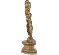 Brass Radha Krishna Romantic Statue
