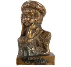 Brass Happy Birthday Girl Statue