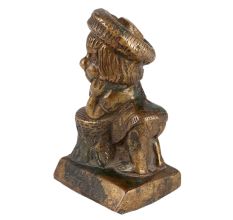 Brass Happy Birthday Girl Statue