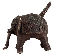 Brass Elephant Statue Dhokra Art