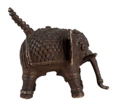 Brass Elephant Statue Dhokra Art