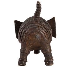 Brass Elephant Statue Dhokra Art