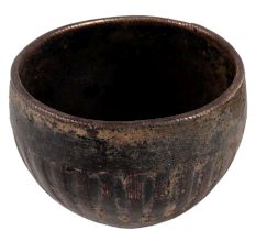 Brass Flower Pot Fluted Design