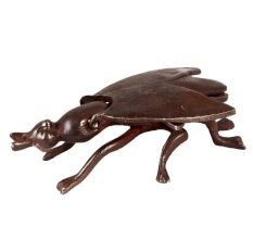 Brass Fly Ashtray Trinket Box