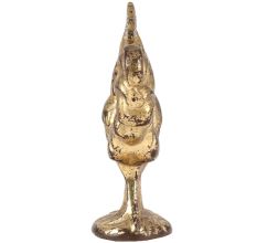 Brass Standing Rooster Figurine