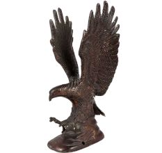 Brass Flying Eagle Statue