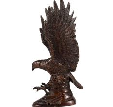 Brass Flying Eagle Statue