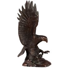 Brass Flying Eagle Statue