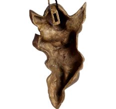 Brass Cherub Playing The Harp