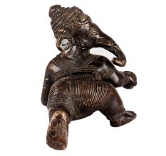 Crawling Bal Ganesha Brass Statue
