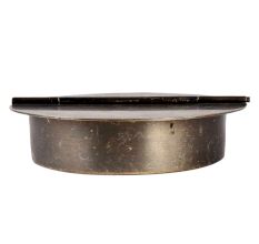Brass Half Open Lid Storage Box