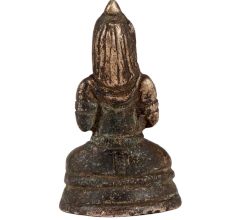 Brass Hanumanji Statue Sitting With Folded Hands