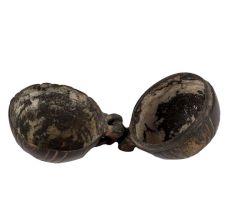 Brass Betel Lime Box Or Chuna Dani In Black Finish