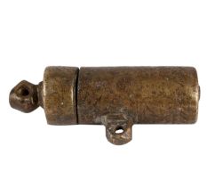 Old  Brass Lime Box Or  Chuna Dani