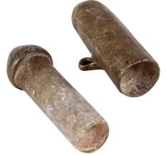 Cylindrical Brass Betel Lime Paste Box