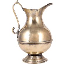 Old Brass Pitcher Or Jug In Glossy Finish
