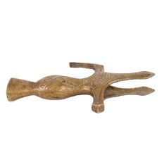 Old Brass Sword Hilt Or Handle