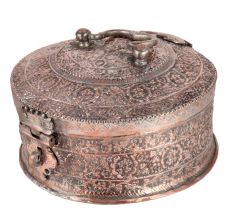 Tinned copper Paandan Box From India