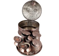 Tinned copper Paandan Box From India