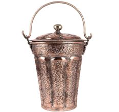 Mughal Metal Copper Vessel Bucket