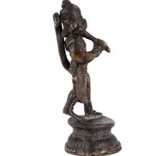 Brass Hanumanji Statue Holding Sanjeevani Booti