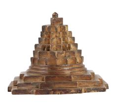 Brass Meru Shree Yantra Figurine